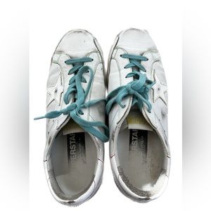 Golden Goose GGDB/SSTAR with Blue laces
